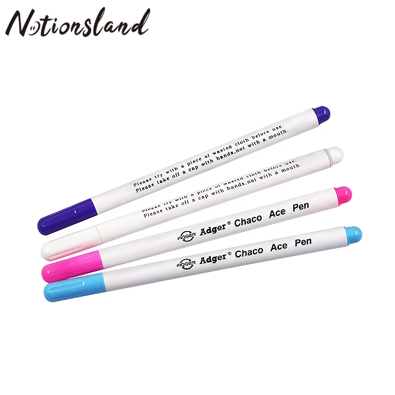 

4pcs 15.5cm Cross Stitch Embroidery Soluble Water Erasable Pens Fabric Markers for DIY Needlework Sewing Accessories