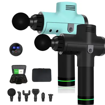 

Massage Gun Muscle Massager stimulator LCD Display Muscle Pain Body Massage Exercising Relaxation Slimming Shaping Pain Relief