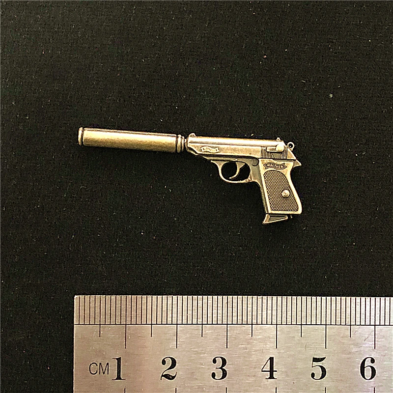 Масштаб 1/6 сплав пистолет Mauser Walther модель оружия статические игрушки для
