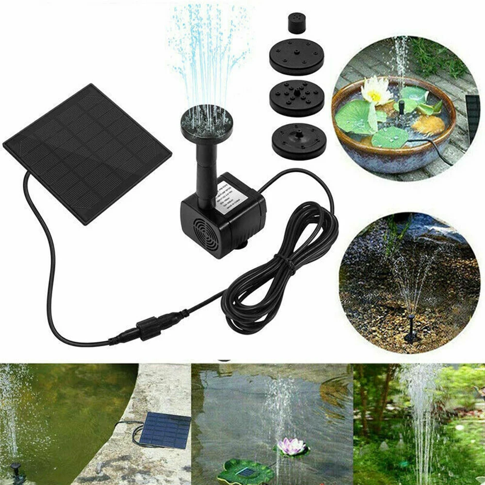 Solar Powered Water Fountain 180L/H