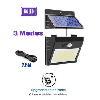 

Solar PIR motion sensor Solar Power Street light Outdoor Garden light wall lamp Waterproof Energy Saving Yard Path Home Garden o