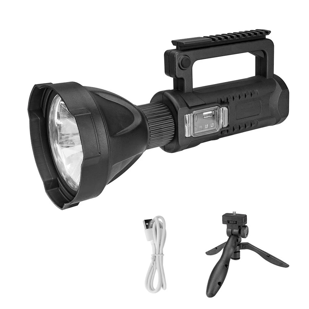 200000LM P50 LED USB Rechargeable Searchlight 4 Mode Work Light Flashlight Torch