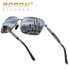 AORON New Men's Metal Polarized Sunglasses Driver Driving Sun Glasses Classic Fashion Square Sunglasses UV400 ► Photo 1/6