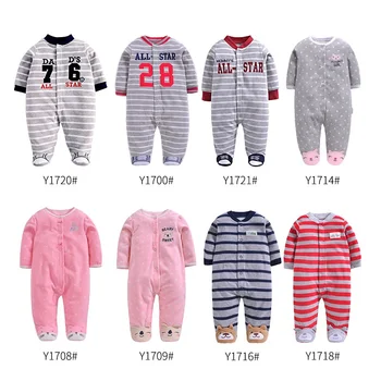 

Newborn baby boys 2020 spring baby Rompers girls romper Infant fleece Jumpsuit for kids new born baby clothes