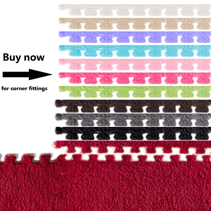 

Top Sale 30*3cm Carpet Living Room bedroom Children Kids Soft Carpet Magic Patchwork Jigsaw Splice Heads Climbing Baby Mat