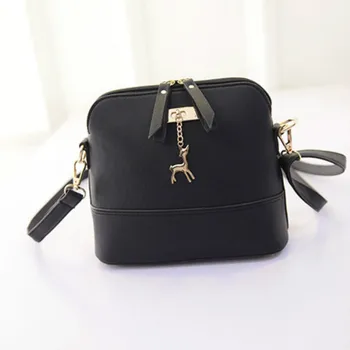 

2019 Bags for Women Hot Women's Handbags Leather Fashion Small Shell Bag with Deer Toy Women Shoulder Bag Casual Crossbody