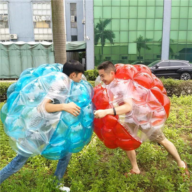 PVC Inflatable Bumper Balls for Adults, Zorb Bumper Ball, Zorbing, Recreational Sports Game ball, Fitness Sports Ball, 90cm