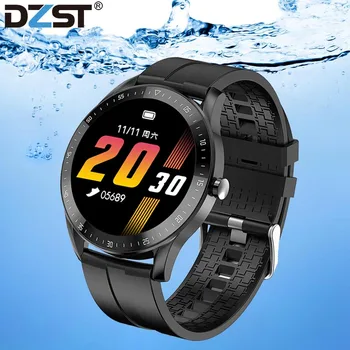 

DZLST Smart Watch Men Luxury Touch 5D Case Heart Rate Monitor Smartwatch Ip68 Waterproof Sports watches For IOS Android Phone