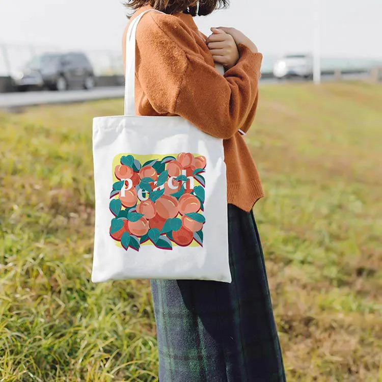 Pastel Aesthetic Canvas Tote Bag