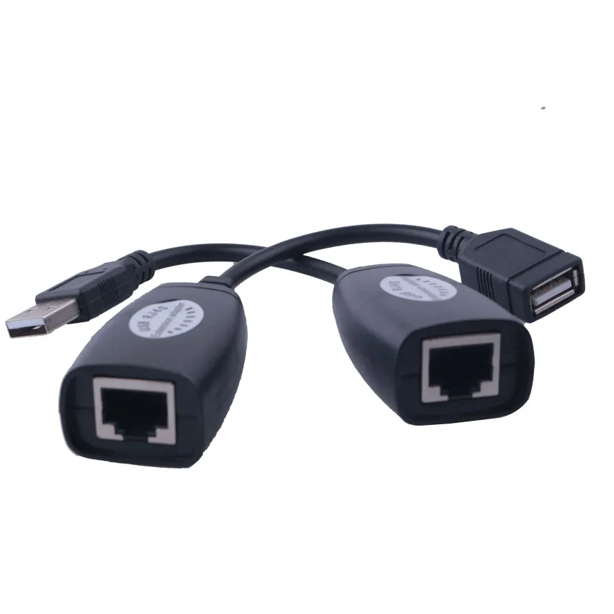 Удлинитель кабеля Ethernet RJ45 LAN со штекером и гнездом до 150 футов с использованием