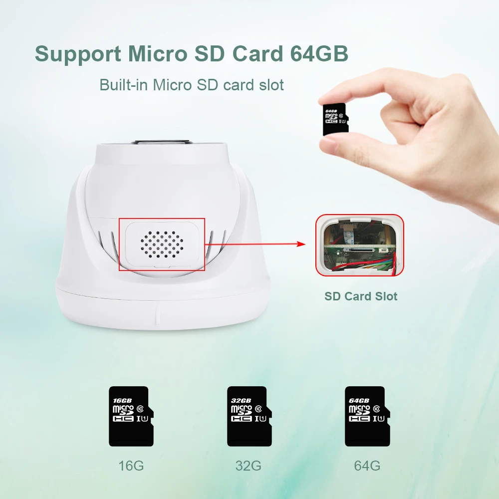 Zoohi Wifi камера наблюдения s домашняя 1080P HD двухсторонняя аудио беспроводная