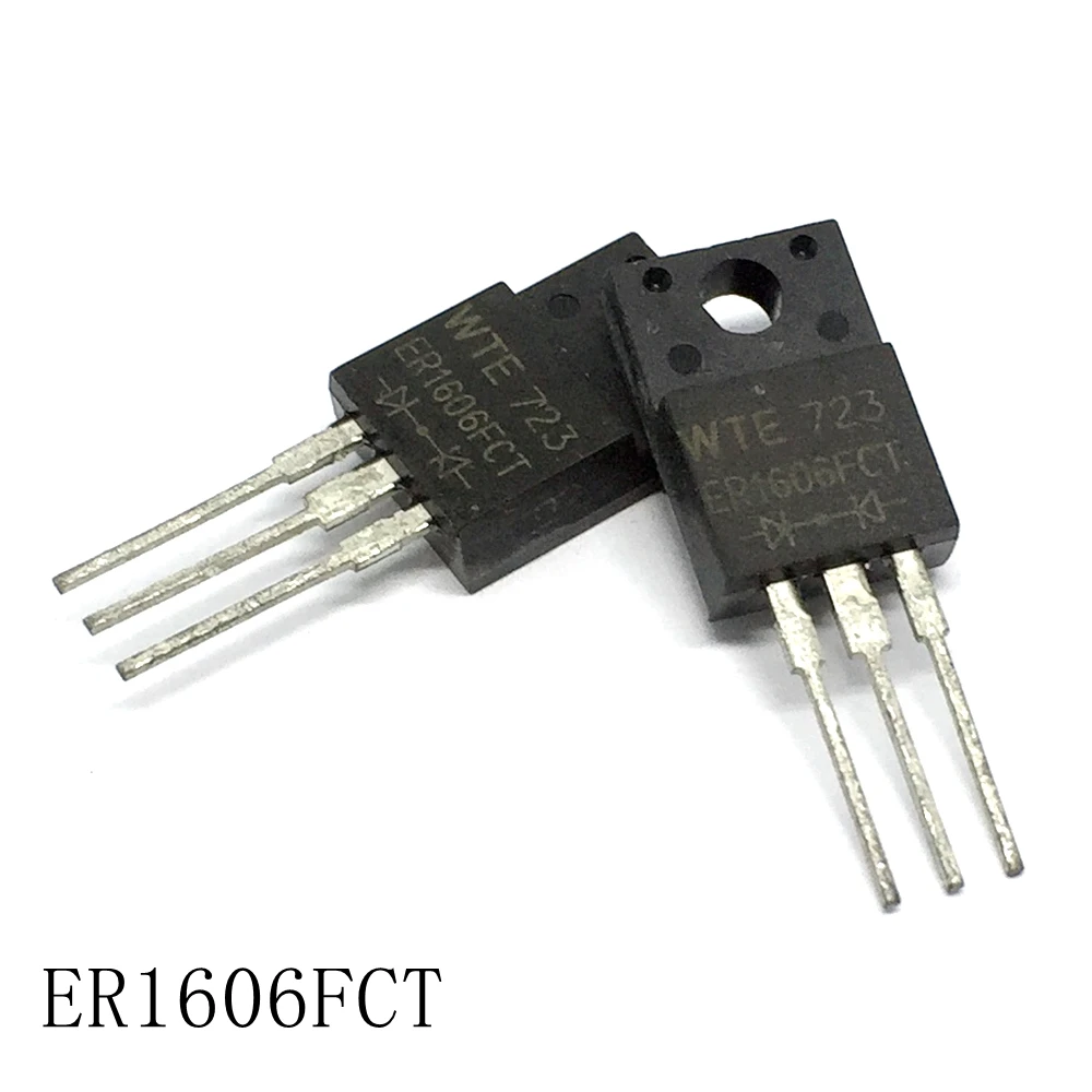 Fast-Recovery-Rectifiers-ER1606FCT-TO-220F-16A-600V-10pcs-lots-new-in ...