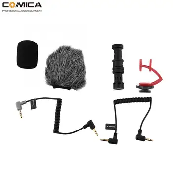 

COMICA microphone CVM-VM10II Compact Cardioid Directional Video Microphones for Smartphone Action Camera microfono inalambrico