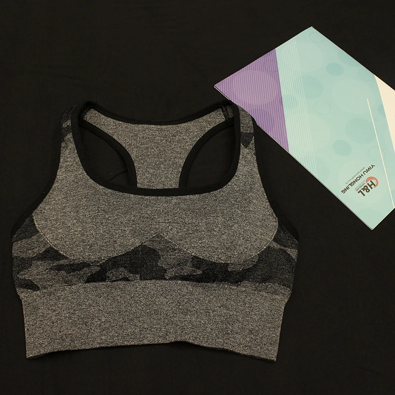 Камуфляжные Бесшовные Леггинсы для йоги, тренажерного зала, фитнеса, женские брюки для йоги, беговые колготки, резинка для волос, одежда для упражнений - Цвет: Grey