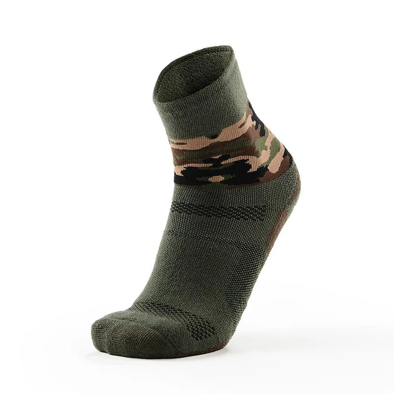 2 пары фирменных качественных носков из мериносовой шерсти для мужчин, мужские носки из чесаного хлопка, камуфляжные махровые носки