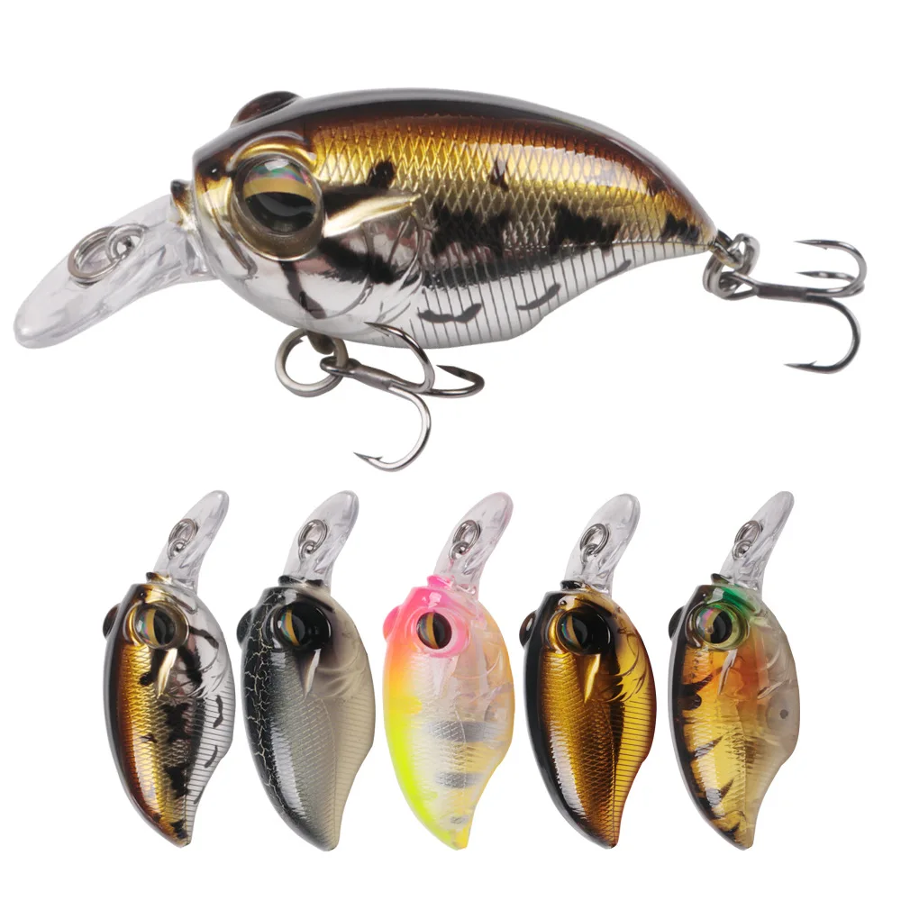 

1pcs 60mm 8.5g Crank Fishing Lure Wobbler Floating Artificial plastic Hard Bait Trout Crankbait Bass Pike Fishing Accessories