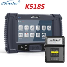 Lonsdor K518S programmeur de clé de voiture OBD2 avec fonction de Correction d'odomètre changement de KM outil de Diagnostic de voiture OBD2 outil de programmation de clé