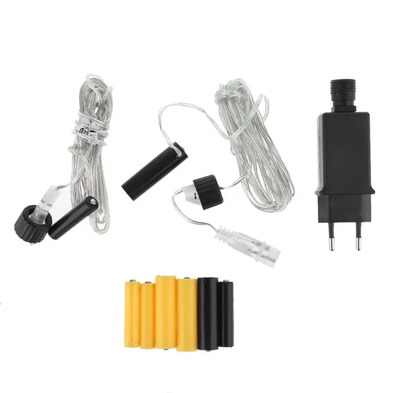 

EU Plug AA AAA Battery Eliminator Power Supply Adapter Replace 2 3 AA AAA 1.5V Battery for LED Lamp Toys Radio and More