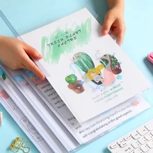 12 шт. А4 Папка для документов Обложка для отчета папки для хранения прозрачные для школы офисные принадлежности канцелярские принадлежности