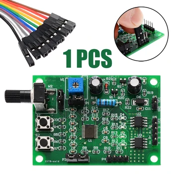 

DC 5V-12V 2-phase/4-phase Mini Stepper Motor Driver Board Speed Controller with Overheat Protection For Stepper Motor DIY Work