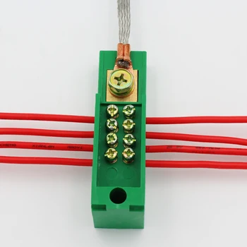 

1 In 8 Out Junction Box Household Distribution Box Terminal Distributor Terminal Block