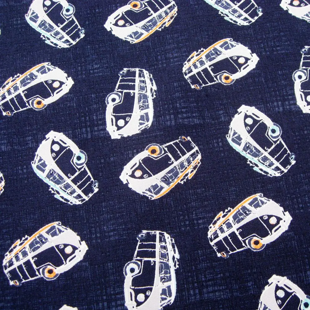 

1 yard Small bus printed Cotton Woven Fabric (width=140cm)