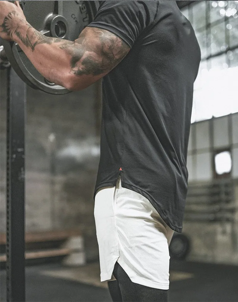 Summer 2020 running shorts men 2 in 1 sports jogging fitness shorts Men's Gym training Quick-drying sports shorts male short Summer 2020 running shorts men 2 in 1 sports jogging fitness shorts Men's Gym training Quick-drying sports shorts male short