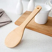 Бамбуковая рисовая ложка, антипригарная рисовая ложка, рисовая лопатка, лопатка, деревянная посуда, кухонная ложка, инструменты, практичная посуда