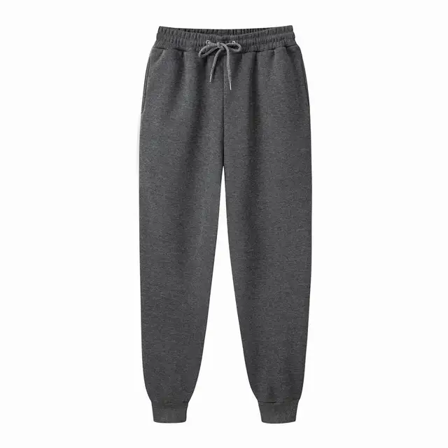 2020 Fashion Fleece Casual Joggers Women Hip Hop High Waist Baggy Sweatpants Running Jogging Sport Pants Trousers Streetwear Dark Grey