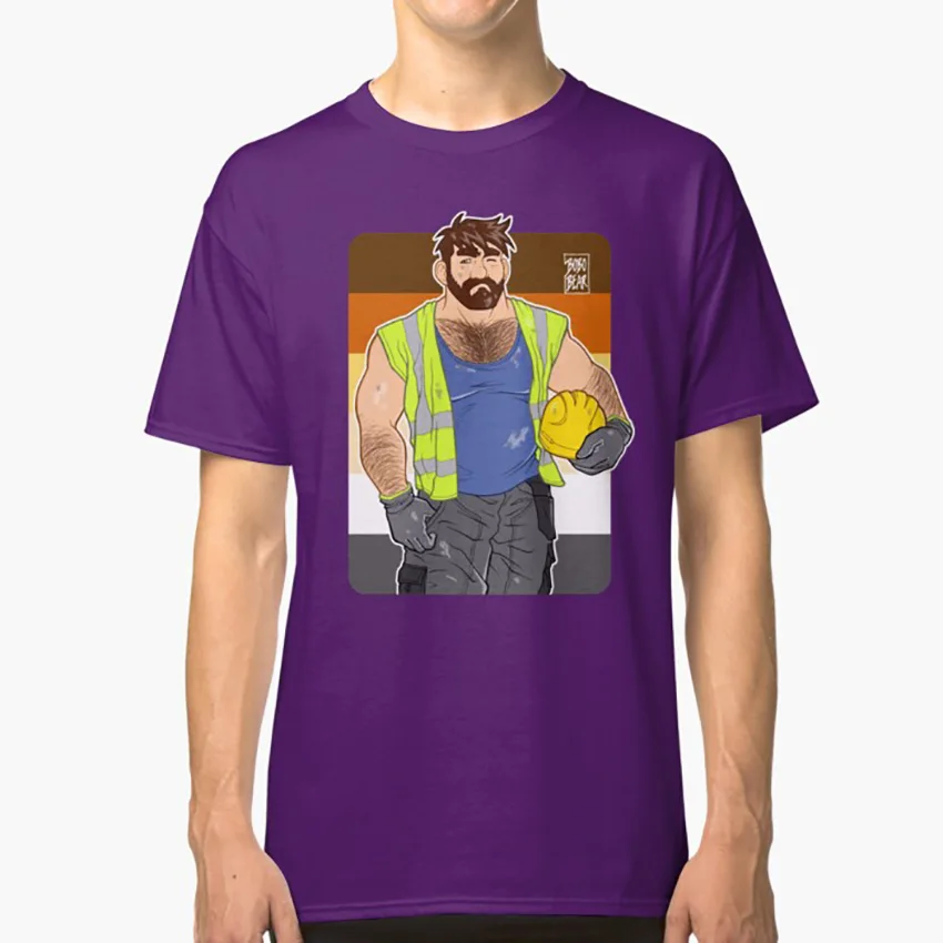 ADAM LIKES WORK - BEARPRIDE T Shirt bobobear bobobearart bobo bear bobo nisi bear gay gay bear gayart gay art bear art