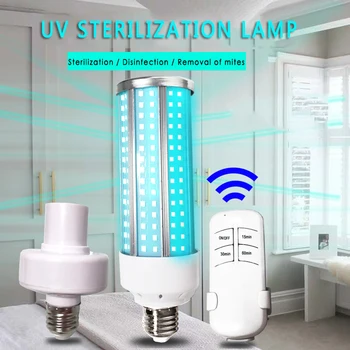 

60W UVC Germicidal Light Ozone UV Ultraviolet Sterilizing Disinfection Lamp Bulb E26/E27 LED Lights Home Clean Air Kill Mites