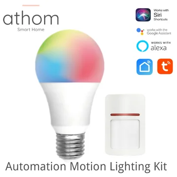 

ATHOM smart light motion sensor home automation kits works with siri alexa google assistant smart life