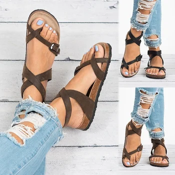 

Summer Beach Women Sandals Bohemia Gladiator Leisure Female Flip Flops Ladies Footwear Casual Women Summer Shoes Plus Szie34-43