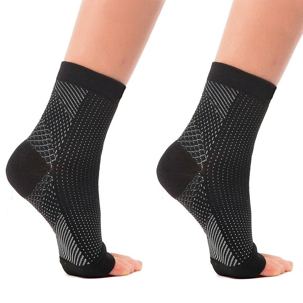 Mężczyźni kobiety sportowe skarpety na stopy anty zmęczenie Outerdoor kompresja oddychający rękaw na stopy wsparcie skarpetki Brace Sock