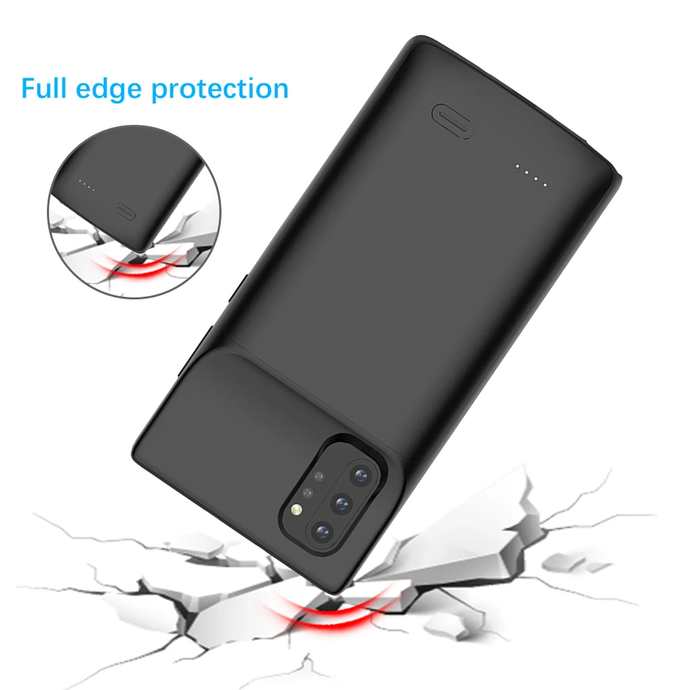 For Samsung Galaxy Note 10 Note 10 Plus Battery Charger Case 6000mAh Backup PowerBank Case For Samsung Note 10 Plus Battery Case
