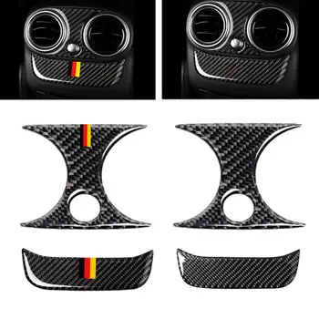 

Carbon Fiber Car Rear Air Conditioning Outlet Trim Sticker Frame Cover Decor For Mercedes C Class W205 C180 C200 GLC Car Styling