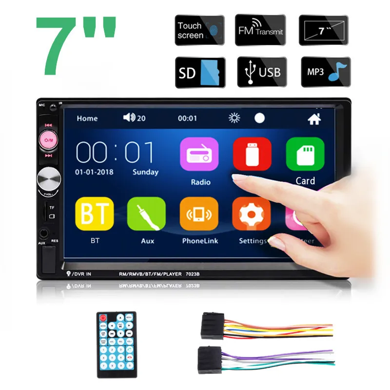 Camera 7inch 2 Double DIN Car Stereo Radio MP5 MP3 Player Bluetooth FM USB AUX Camera 7inch 2 Double DIN Car Stereo Radio MP5 MP3 Player Bluetooth FM USB AUX