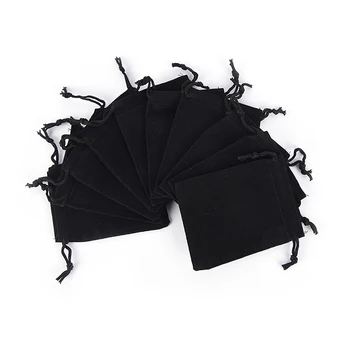 

10pcs/lot 7*9cm Velvet Bag Drawstring Pouch Jewelry Packing Wedding Gift Bags