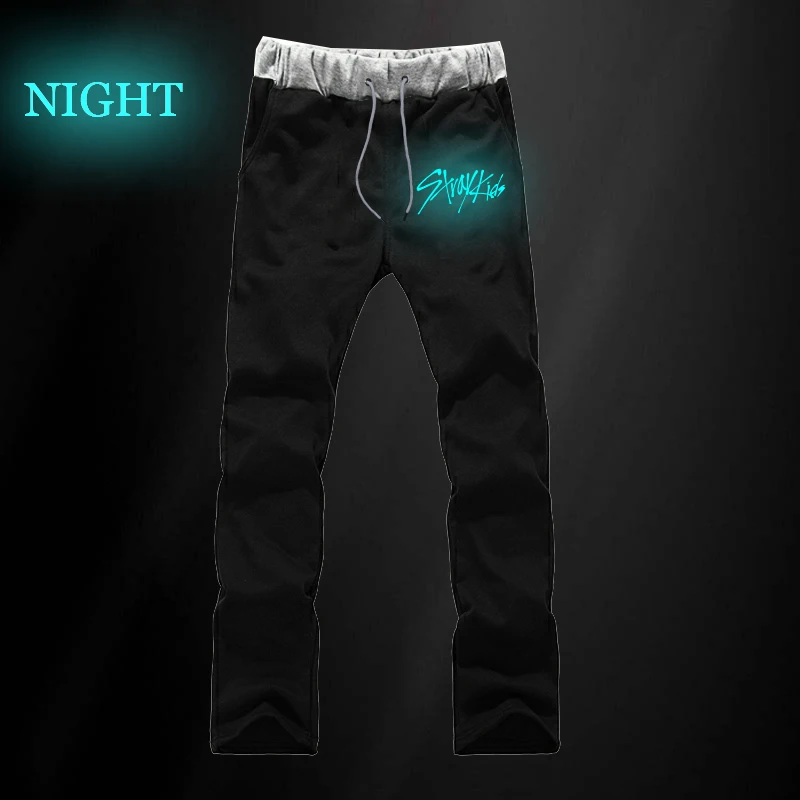 

Fashion Cotton Long Trousers Stray Kids Printed Fitness Joggers Workout Trouser Boys Hip Hop Pants Autumn Funny Sweatpants
