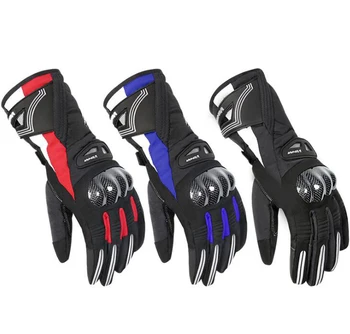 

Winter Motorcycle Gloves Fleece Windproof Guantes Moto Luvas Motorbike Non-slip Motocross Waterproof Gloves Keep Warm