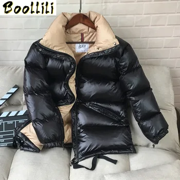 

Boollili Women's Down Jacket Winter Coat Female Puffer Jacket Korean Thick Duck Down Coat Abrigos Mujer Invierno 2020