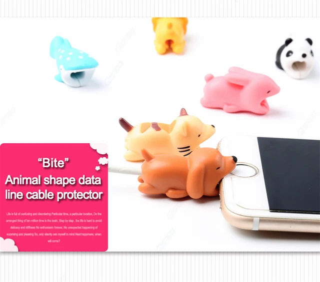 New Cartoon Animal Cable Protector USB Line Earphone Wire Protector Charger  Cartoon Bite Data Line Protector Cable Organizers - AliExpress