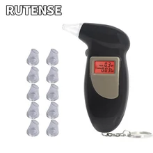 2018 Professional Alcohol Breath Tester Breathalyzer Analyzer Detector Test Keychain