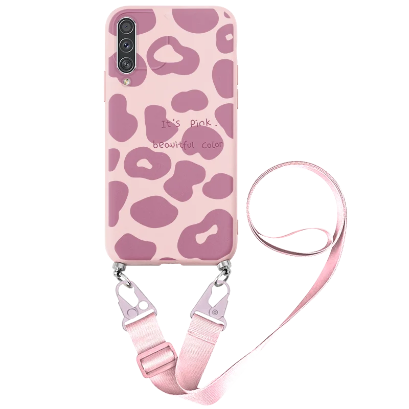 silicone cover with s pen Luxury Cord Rope Chain Lanyard Cases For Samsung Galaxy A50 A50s A30s For Samsung A50 A30s A 50 A 30 S Necklace Strap Fundas TPU kawaii samsung cases Cases For Samsung