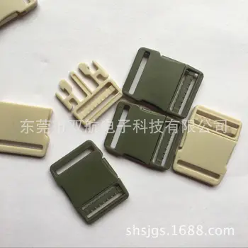 

Dongguan Industry Plastic Color Pressure Buckle, Buckle, Webbing Buckle, and Plaited Leather with 20mm