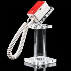 Support universel pour téléphone portable, en acrylique, clair/blanc, ruban adhésif 3m, 10 pièces 