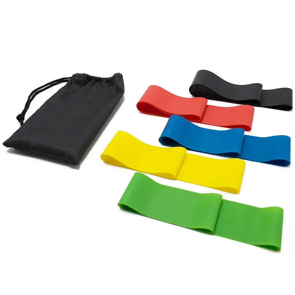 5 шт. резинки из натурального латекса для фитнеса сила обучения тянущиеся