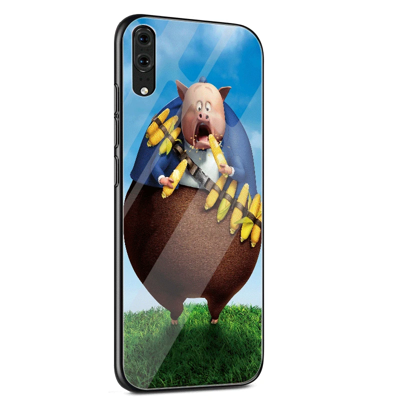 Стеклянный Чехол для мобильного телефона huawei P30 P20 P Smart P10 Y6 7A Y9 Honor 8X9 10 mate 20 Pro Lite чехол для сигарет