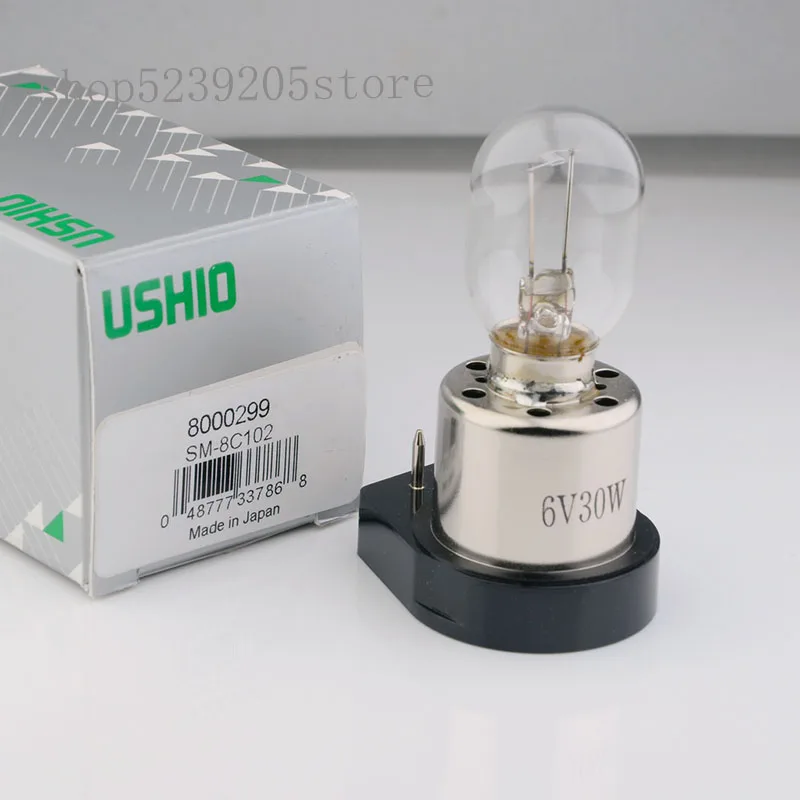 Original do Microscópio de Ushio 8-c102 da Lâmpada de Olympus Lâmpada lm 08 10 Sm-8c102 Bha Bhb Imt Ls-30 Ls30 6v30w 6-8 v 30 w