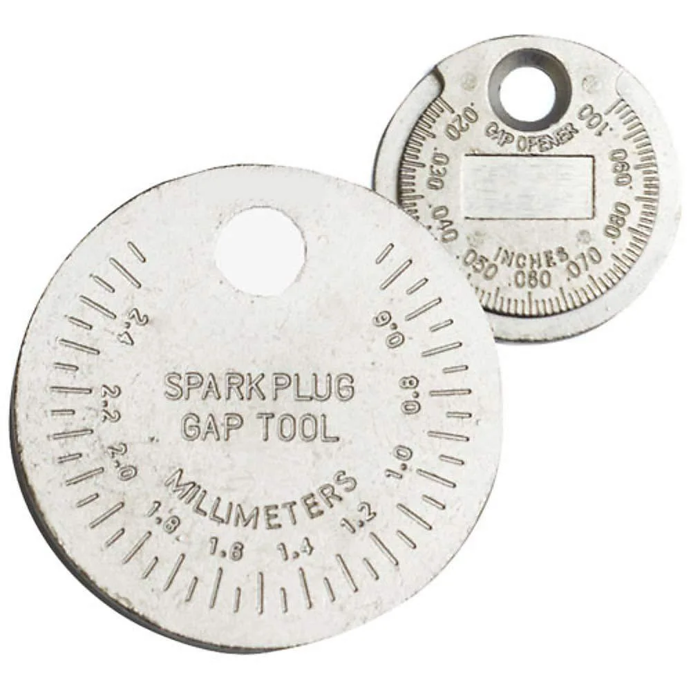 Spark Plug Gap Measurement Tool 1pc Cointype 0.62.4mm Range Solid